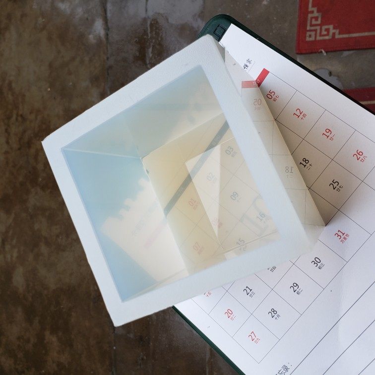 diy镜面大型滴胶正方形正方体 8cm 10边长12厘米硅胶模具干花标本