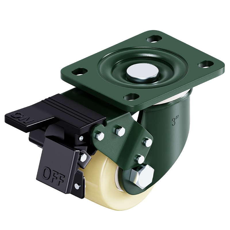 2.5寸重型脚轮3寸万向轮低重心刹车轮白色尼龙轮子脚轮定向轮轱辘,淘宝优惠券,粉丝福利购,淘宝优惠卷