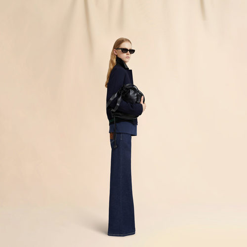 【24期免息】MARNI 2026春夏新品女士植绒猫咪图案短袖T恤 - 图2