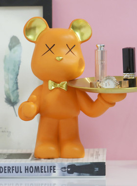 点赞暴力熊摆件酒柜装饰品