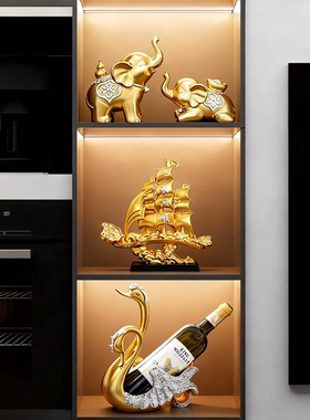 招财葫芦元宝大象摆件乔迁礼物