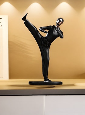 创意客厅高级感装饰品运动员摆件