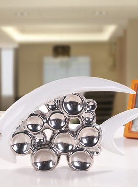 陶瓷工艺品欧式电视柜家居饰品