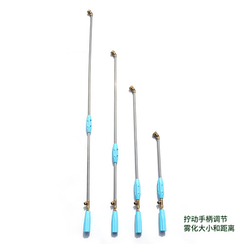果树园艺林打药喷杆农用喷雾机器高射远可调大细雾化高压机动喷枪 - 图0