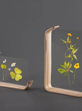 Acrylic Wooden Photo Frame Herbarium Display Frame Calendar