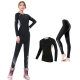 Quick-drying women's ski thermal underwear plus velvet to absorb sweat