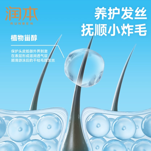 润本 Гель для душа для плавания, детский шампунь для купания, средство детской гигиены подходит для мужчин и женщин, 2 в 1