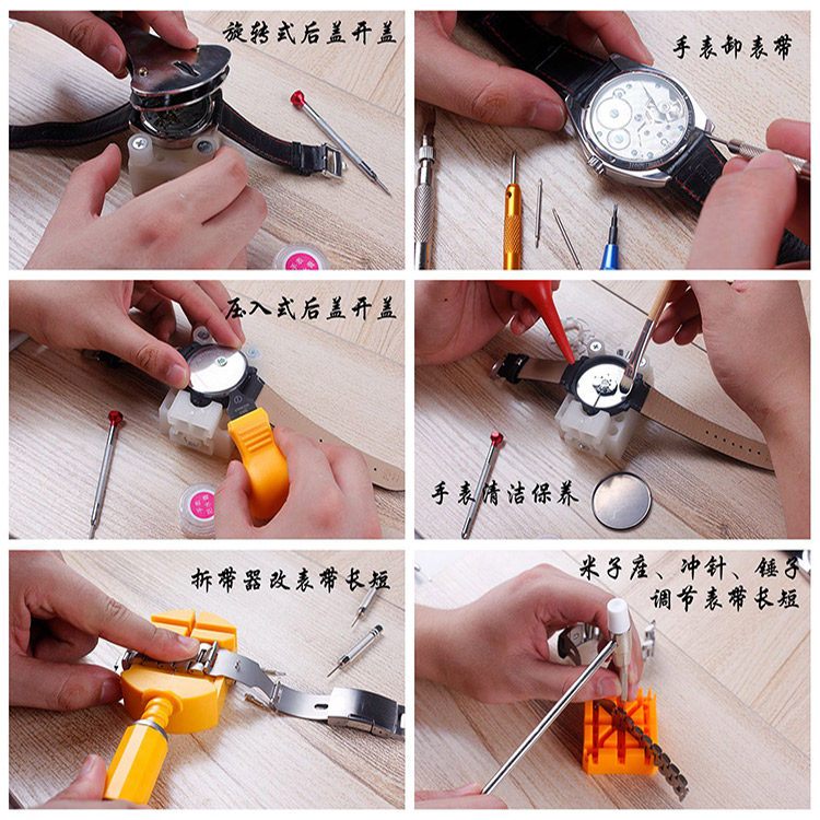 Timeless watch repair kit with professional guidance that won’t damage your watch