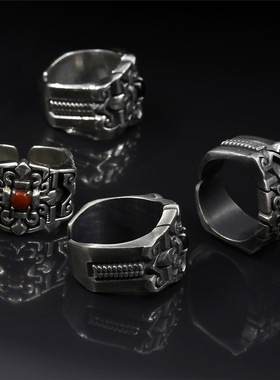 新品新款复古战神苏鲁锭戒指霸气