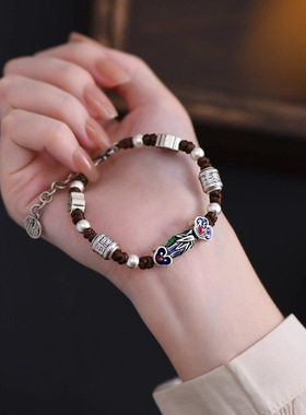 珐琅如意手链女款国风高级感编织