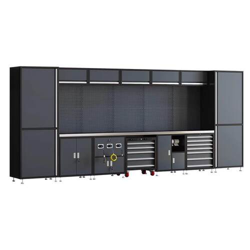 汽修组合工具柜4S店移动工具车抽屉式重型工作台多功能维修工作站 - 图3