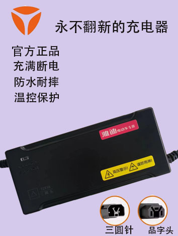 雅迪电动车原装新国标充电器48V20A60V22A72V20A铅酸专用断电防水