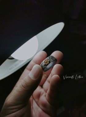 手工纯银复古指环戒指印第安飞鸟