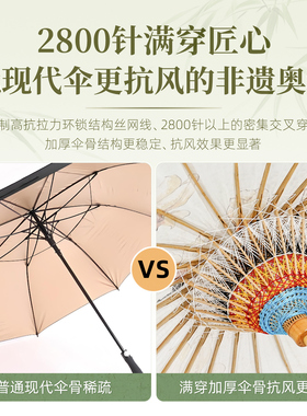 毕六福非遗手工桐油纸伞防雨防晒