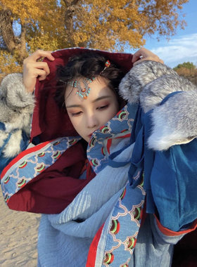 小枫民族风西藏沙漠旅游拍照披肩