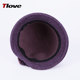 Women's fisherman hat with color block design, western style autumn and winter