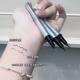Tender pink Silkworm Pen Delineador de ojos Natural Negro Marrón Versátil Lápiz delineador de ojos líquido muy fino Impermeable y resistente al sudor