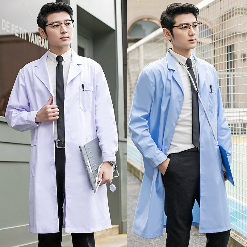 长袖薄款短袖实验室大学生白大褂 drrmvv淡摹医护制服