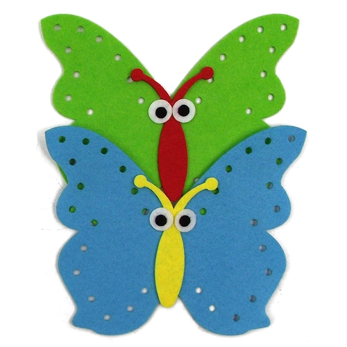 Игрушка для детского сада, флисовые шнурки, тапочки, учебные пособия с бабочкой