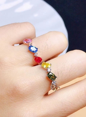 纯银戒指空托活口戒指流行百搭