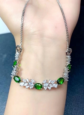 其他女纯银欧美流行锁骨链项链