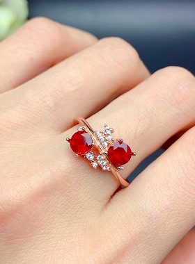 小清新戒指尺寸5mm镶嵌S925