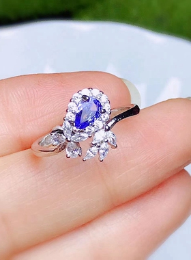 其他女纯银水滴戒指精工豪华款