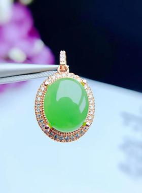 女纯银套装空托戒指吊坠耳钉