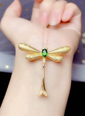 时尚风小蜻蜓吊坠两用款饰品空托