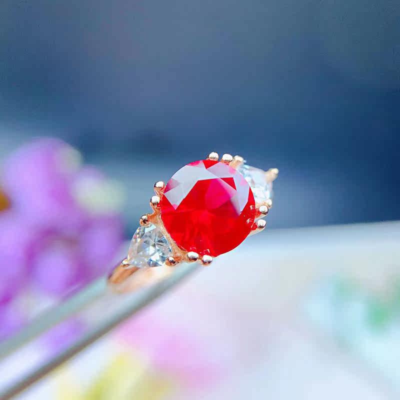 Women's sterling silver ring empty support popular European and American style