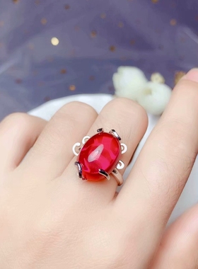 新款s925银万能随形等戒指空托