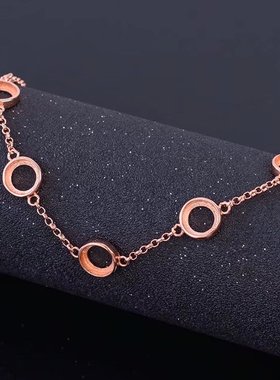 S925银包镶泡泡款手链