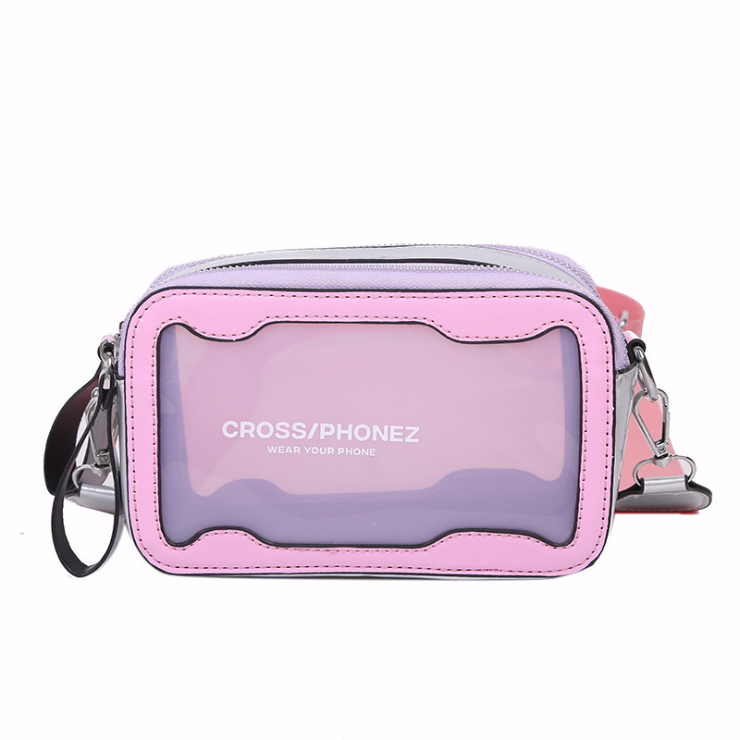 透明小方包女 2025新款百搭单肩斜挎包小包包果冻包韩版ins化妆包,淘宝优惠券,粉丝福利购,淘宝优惠卷