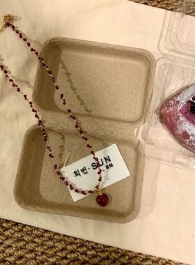 ins欧美风巴洛克异形珍珠碎片天然石项链气质复古锁骨链