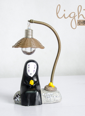 千与千寻无脸男可爱风书桌面摆件