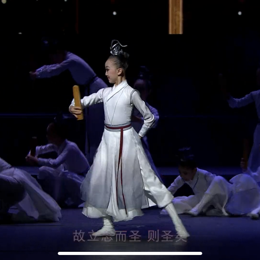 中国梦儿童国学服壮志少年行舞蹈演出表演服装男女童风古典汉服 - 图2