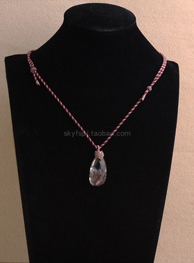 梵绳艺水滴形吊坠项链挂绳