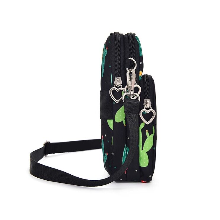 Running bag women's small bag shoulder bag crossbody bag coin purse mobile phone non-canvas bag women's cross-body sports wrist bag