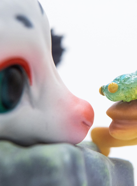 顽去树脂装饰卡通客厅艺术摆件