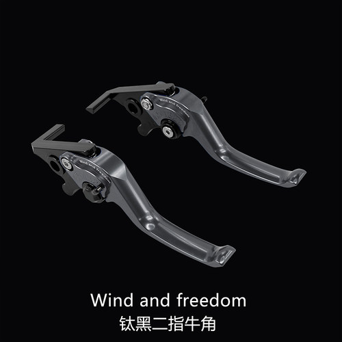 适用春风675NK 800NK 675SR-R改装二指省力离合短柄刹车牛角手杆 - 图0