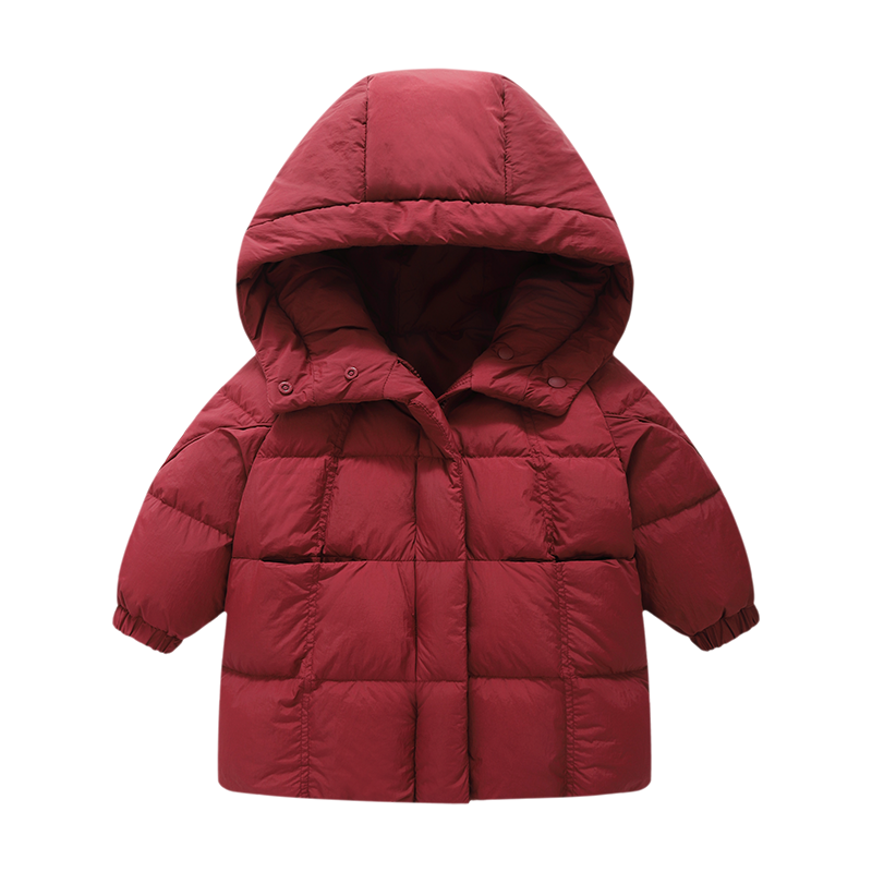 【三防中长款带帽羽绒外套  小乐妈咪】婴儿童羽绒服宝宝外套,淘宝优惠券,粉丝福利购,淘宝优惠卷