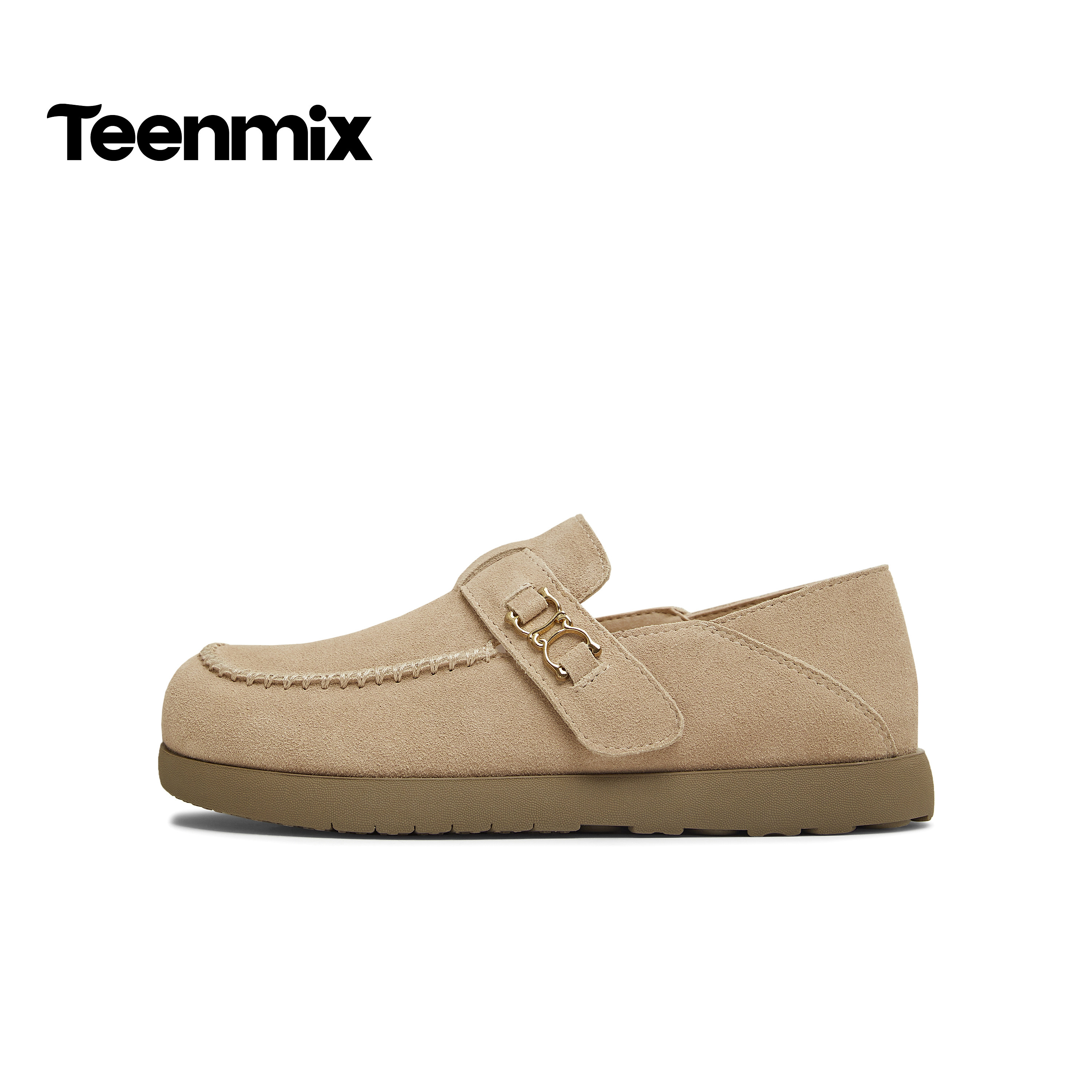 天美意厚底复古全包勃肯鞋女一脚蹬休闲单鞋2026春季新款KK071AM6,淘宝优惠券,粉丝福利购,淘宝优惠卷