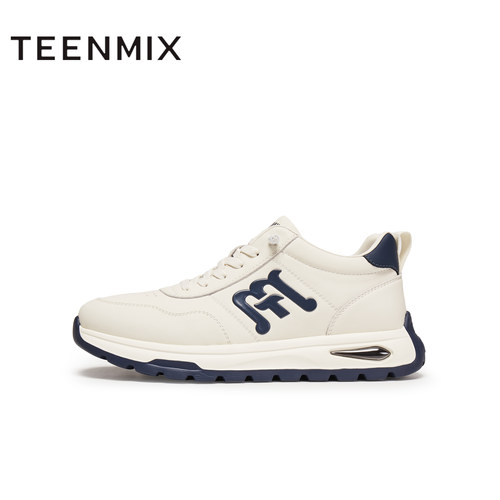 天美意2025冬新款商场同款复古阿甘鞋德训鞋男休闲鞋3XJ01DD5 - 图0