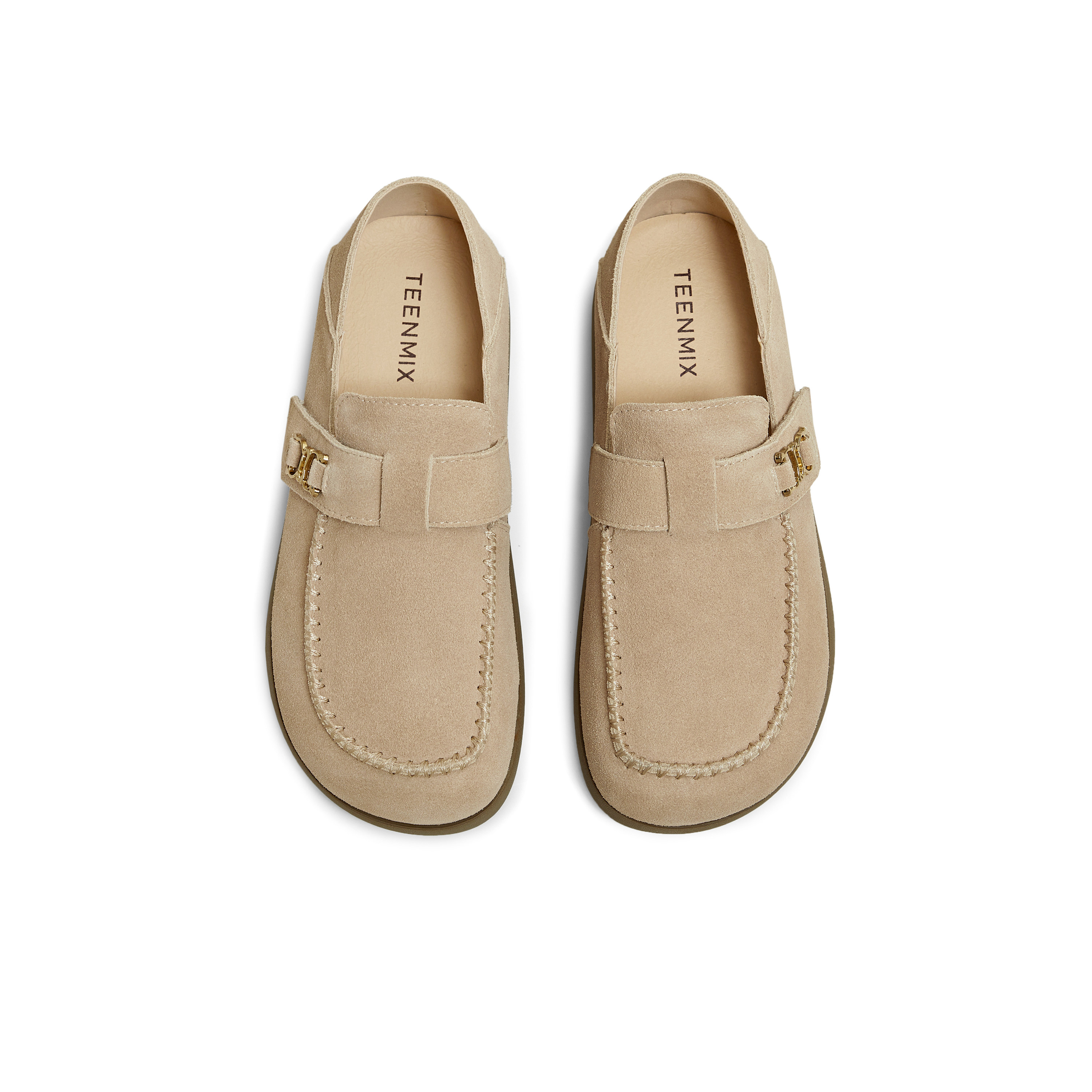 天美意厚底复古全包勃肯鞋女一脚蹬休闲单鞋2026春季新款KK071AM6,淘宝优惠券,粉丝福利购,淘宝优惠卷