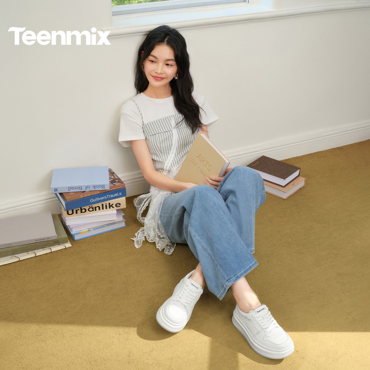 天美意白月光小个子厚底增高小白鞋运动板鞋女休闲鞋2026春季新款,淘宝优惠券,粉丝福利购,淘宝优惠卷