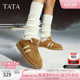 TATA his her chestnut cake retro casual moral training shoes snow boots plus velvet warm furry shoes winter 6JM01DM4