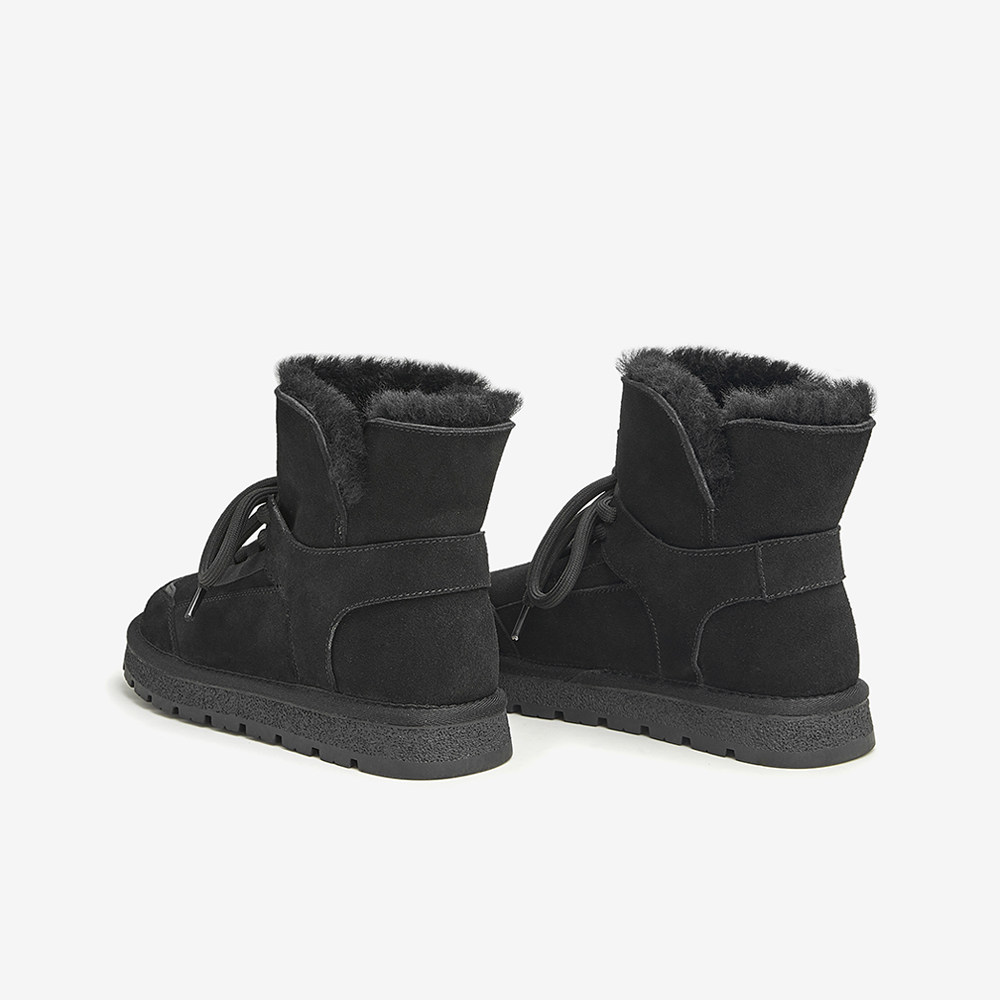 tata休闲厚底冬加绒加厚短筒雪地靴 他她Tata时尚雪地靴