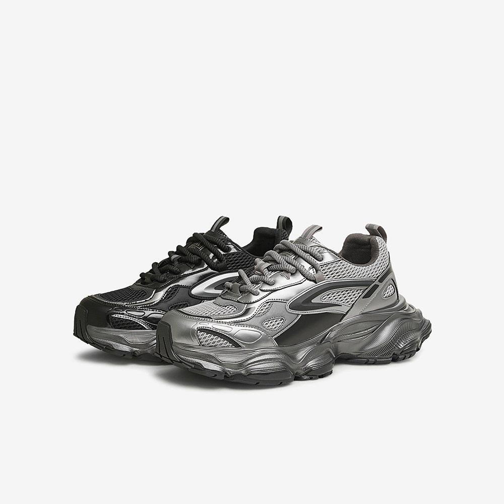 TATA他她复古厚底老爹鞋男鞋银色休闲运动鞋2024冬季新款VLA01DM4,淘宝优惠券,粉丝福利购,淘宝优惠卷