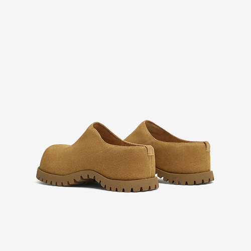 TATA他她复古厚底勃肯鞋女鞋棕色休闲外穿拖鞋子春季新款CXE01BH5 - 图1