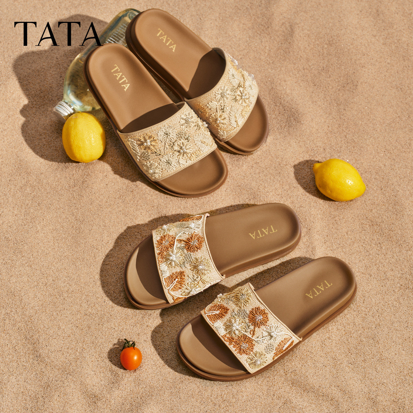 TATA他她女鞋2026夏季新款一字拖外穿